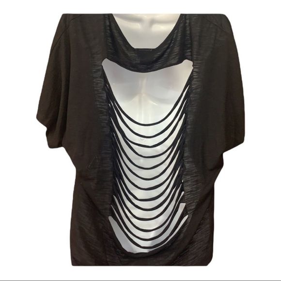 SzXL Dots Sliced Back Love Top - Picture 4 of 6